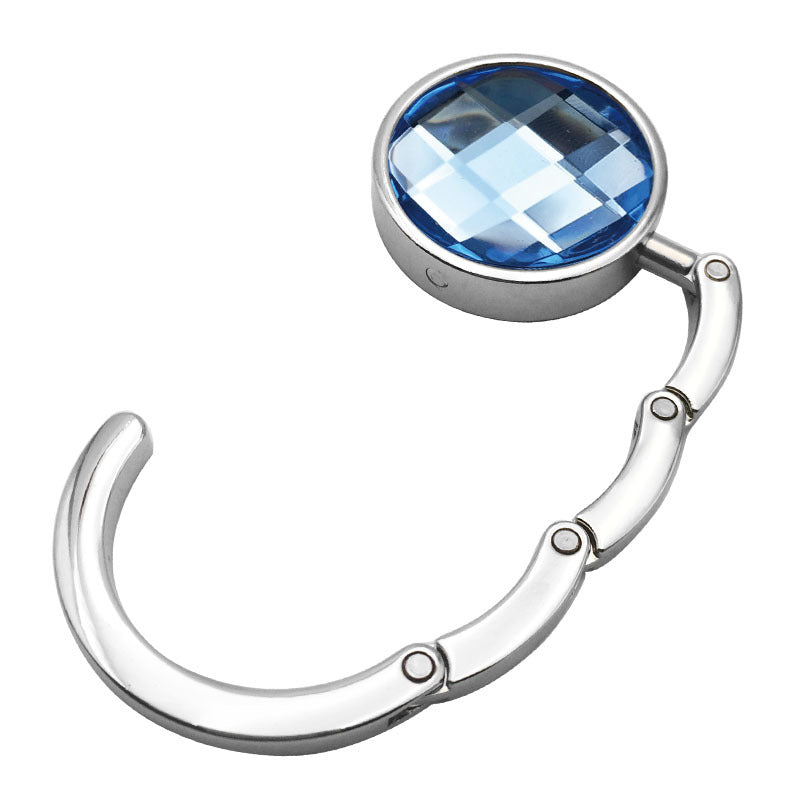 Wholesale Round Acrylic Hook Student Table Hook Crystal Bag Hanger